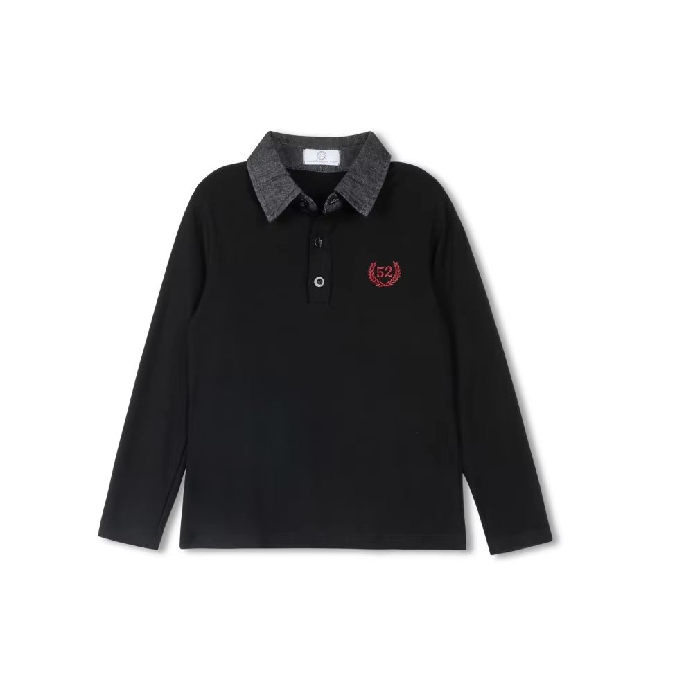 Blue & Black Denim – Black Modal Polo – Ali Picks AW26