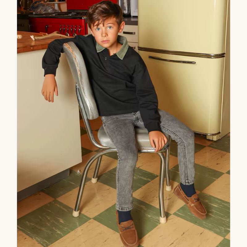 Denim Dash Plum Boys Romper