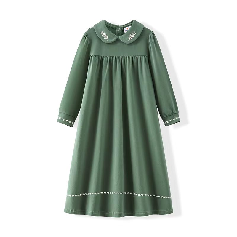 Green Shabbos Robe Set – Long Sleeve Gown