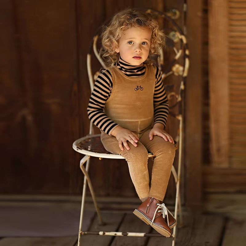 Corduroy Herringbone Collection – Baby Romper