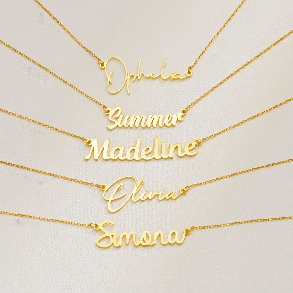 Personalised Cursive Name Necklace