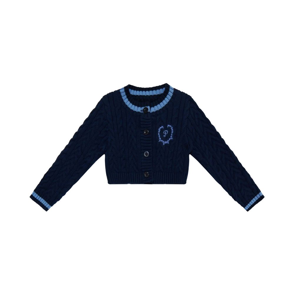 Navy Robe Collection Boy Short Cardigan β Ali Plus AW26