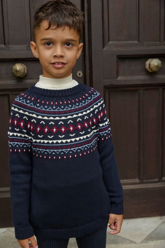 Knitted Collection – Navy Legging