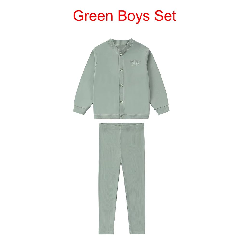 Robe Collection – Gray Green Boy Set