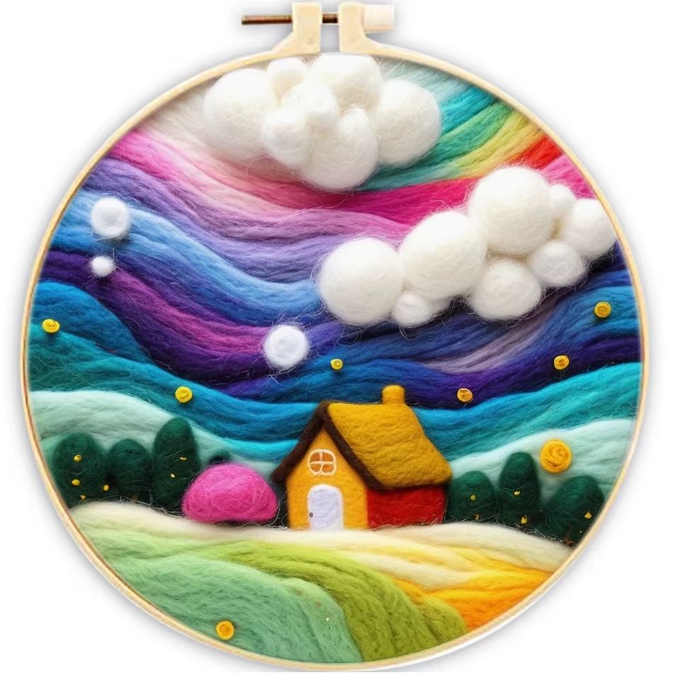 Landscape Wool Felting Kit – Design 521