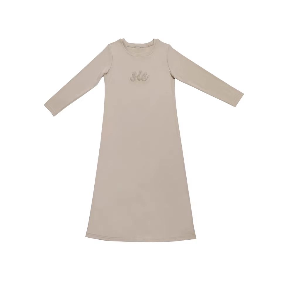 Sibling Loungewear Collection girl apricot dress – Ali Plus AW26