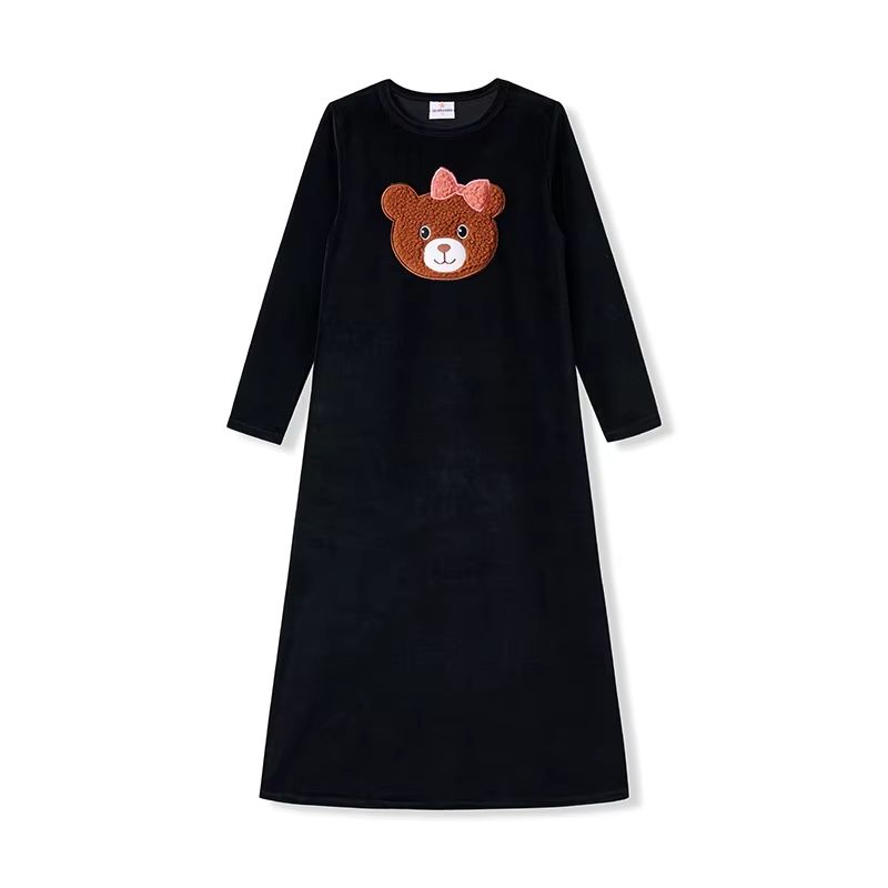 Snuggle Bear Pajamas – Girl Maxi Dress